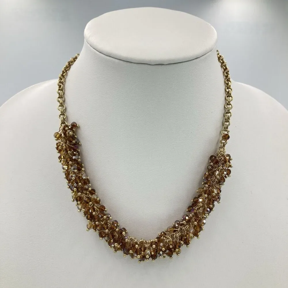 Vintage Gold Tone Necklace 21